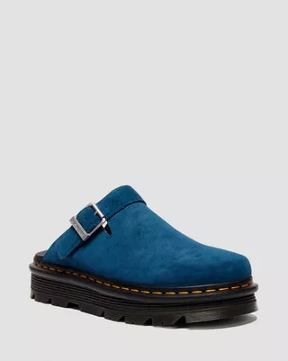 Zebzag Suede Casual Slingback Platform Mules
